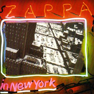 Zappa In New York Book Cover